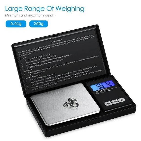 Digital mini Scale Custom Multipurpose metal small digital stainless steel 1pack - Picture 2 of 14